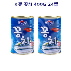 유동 꽁치 통조림, 400g, 24개