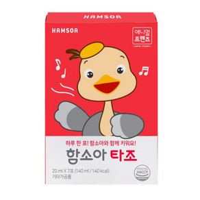 함소아 타조, 4개, 140ml