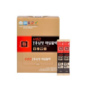 천년홍삼 6년근 발효홍삼정 매일활력 벌크 실속패키지 15ml x 100포