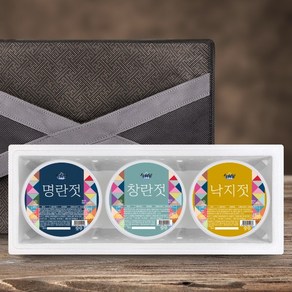 [설해담] 속초젓갈 알찬 선물세트 1호 명란+창란+낙지 각500g, 1개