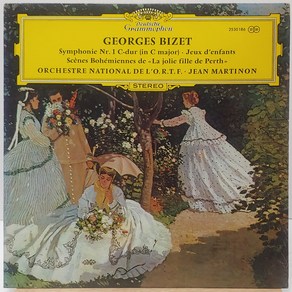 [중고LP] JEAN MARTINON BIZET 교향곡 제1번 JEUX D'ENFANTS op.22 (NATIONAL DE L'O.R.T.F./장 마르티농) LP