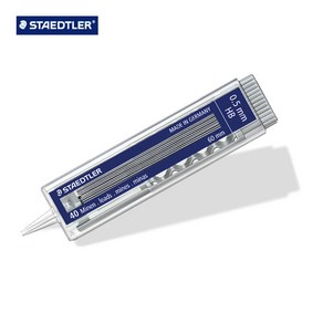 STAEDTLER 스테들러 마스 마이크로 카본 255 샤프심, 0.7-2B, 0.7-2B