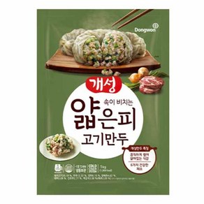 동원 개성 얇은피 고기만두, 1kg, 1개