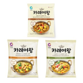 카레여왕 구운마늘양파3개+망고바나나3개+치즈코코넛3개 총9개, 1개