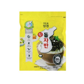 지도표 성경김 참 돌자반 500gx6봉 김자반, 500g, 6개