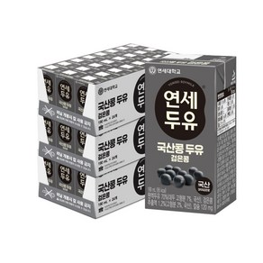 우리콩 두유 검은콩, 190ml, 72개