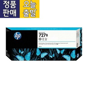 HP 3WX21A NO.727B 정품 잉크 디자인젯 T920 T930 T1500 T1530 T2530 (회색/300ml), 1개