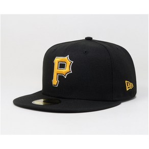 뉴에라 [슈즈네][정품] MLB 어센틱 피츠버그 파이어리츠 얼트 야구모자 사이즈캡 59FIFTY 메이저리그 선수모자