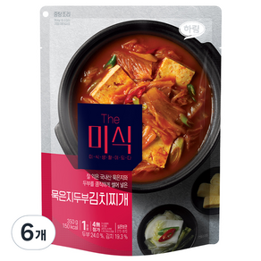 더미식 묵은지두부김치찌개, 350g, 6개