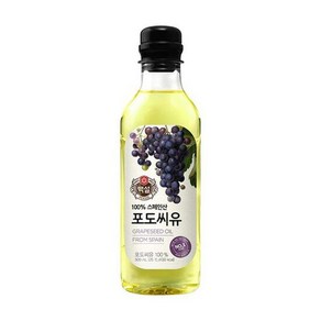 CJ 백설 포도씨유 500ml, 1개