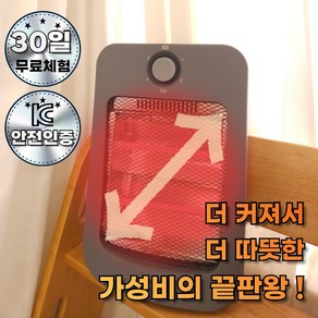 [따끈충전소] 굿즈앤 티어톤 미니히터, TH-2824C, 실버스톤