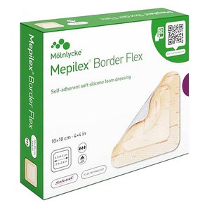 메피렉스 보더플렉스 10x10cm(5매) [대리점직영 광고심의필 정품확인] Mepilex bode flex 욕창 화상 창상 수술상처 궤양 피부벗겨짐 진물 삼출물 상처관리 병원용, 1세트