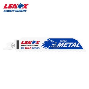 [LENOX] 레녹스 바이메탈 컷쏘날 150mm 철재용 두꺼운굼속용 컷소날 LXKR6110R (5pcs), 5개