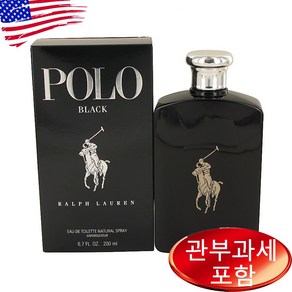 Polo Black 6.7 oz EDT MEN, 200ml, 1개