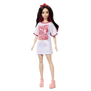 마텔 (MATTEL) 바비 (Babie) 바비 65 패셔니스타 T 셔츠 원피스 [옷차림 인형·인형], 1개, 상세페이지 참조