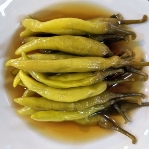 반찬연구소 간장고추 장아찌 500g/1kg 매콤새콤한 맛 고추장아찌 간편반찬, 1kg, 1개