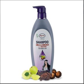 Ayu Hebals Amla Shikakai With Reetha Shampoo, 1개, 100ml