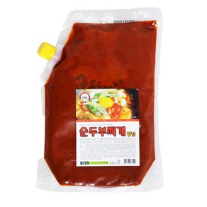 텃밭 냉장 순두부찌개 양념 1.2kg, 1개