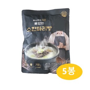 NEW [줌마수홍]박수홍 뼈없는 소한마리탕 750g x 5팩 /10팩 G, 5개