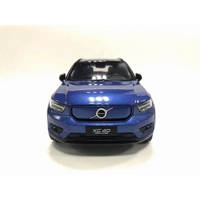 1:18 2022년형 볼보 VOLVO XC40 XC60 프라모델 모형 피규어, XC40퓨어전기블루, 1개