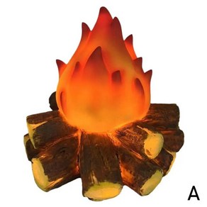 숯 불꽃 램프 선물 장면 장식 소품 파티 분위기 침실, 2. A