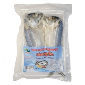 냉동 찐 줄무늬 고등어 CA BAC MA HAP LAM SACH 빠투능, 200g, 1개