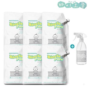 바이오클 퓨어 2리터x6개+빈용기 500ml/12리터/리필/b, 6개, 2L