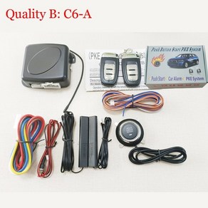 자동차스타트버튼 auto car one start stop engine system with remote control car pke keyless entry start for