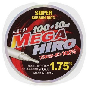 순수 100% 일산 후로로 대물카본라인 100+10M UV차단 카본낚시줄, 1개
