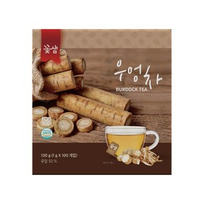 꽃샘 우엉차 100T, 100g, 100개입, 1개