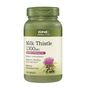 GNC 밀크 씨슬 1300mg 엑스트라 스트렝스 캐플렛