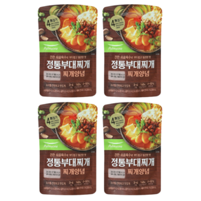 부대찌개재료 부대찌개양념 양념장 풀무원 140g, 4개