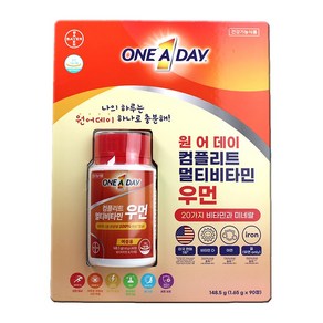 바이엘 원어데이 컴플리트 멀티비타민 우먼 1.65g 90정, 1개