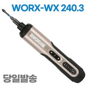 WORX 충전 스크류 드라이버 4V WX240.3, 1세트