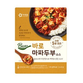 아워홈 마파두부 소스, 120g, 12개