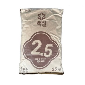 CJ 백설 발효조미료 2.5 25kg 바이오핵산 2.5%, 1개