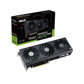 에이수스 ASUS PoAt 지포스 RTX 4070 SUPER O12G OC D6X 12GB, PROART-RTX4070S-O12G