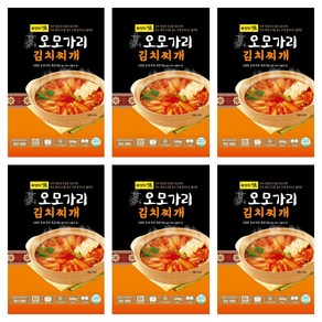 오모가리김치찌개 500g x 6개, 돼지고기