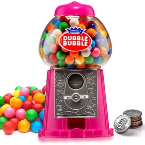 Dubble Bubble Gumball Machine Pink 더블버블 검볼 머신 핑크 560g, 1개