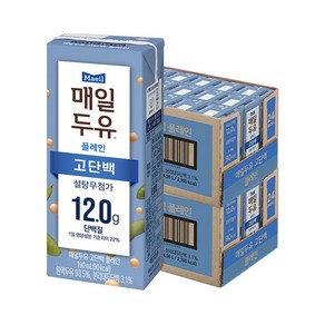 매일두유 고단백, 190ml, 48개