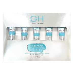 그레이트헤어 스팀클리닉 헤어에센스 트리트먼트 1BOX (15ml*5개), 15ml, 5개