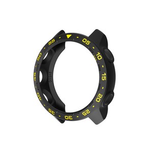 Gamin Foeunne 245 245 Music Smat Watch 범퍼 아머 소프트 TPU 쉘 커버 프로텍터용 케이스, black yellow