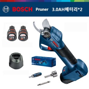 BOSCH 충전전지가위 12V 무선 전동가위 3.0Ah 배터리2 종이박스, 1개