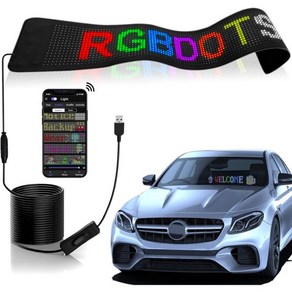 표시판 문구 배너 프로그래밍 가능한 LED 사인 스크롤링27x5 fo Business Stoe Signs Automotive - Bluetooth APP 컨트롤 텍스트가 포