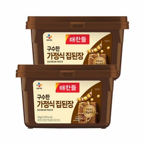 CJ제일제당 해찬들 구수한 가정식 집된장 3kg x2개