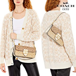 코치 모건 블록 시그니처 숄더 백 CH506 Mogan Blocked Signatue Shoulde Bag