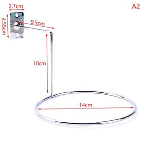 모자 진열대 거치대 스탠드 강철 와이어 금속 링 홀더 슬레이트 월 볼 디스플레이 캡 랙 농구 행거, [02] A2