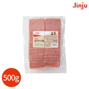 진주 더블 슬라이스햄 500g, 1개