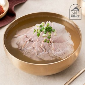 [KT알파쇼핑]국내산 흑돼지 맑은국밥600g X4팩 총2.4kg