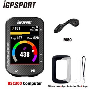 자전거네비게이션 오토바이 IGPSPORT BSC300 자전거 컴퓨터 시계 GPS 블루투스 ANT 속도 케이던스 센서 IPX6 방수 MTB 도로, 2) BSC300 Goup1, 1개